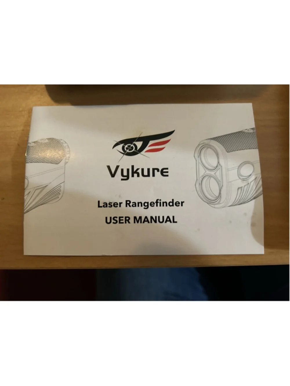 Vykure Laser Gplf Rangefinder Open Box w/Magnet Mount Black and White